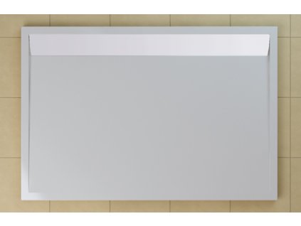 SanSwiss WIA 80 100 04 04 Sprchová vanička obdélníková 80×100 cm bílá, kryt bílý