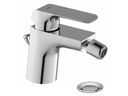 Ravak FL 055.00CR Bidetová stojánková baterie 121 mm s výpustí, chrom