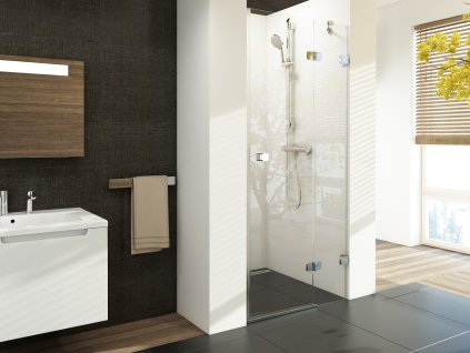 Ravak Sprchový kout BSD2 80 A-P, chrom+transparent