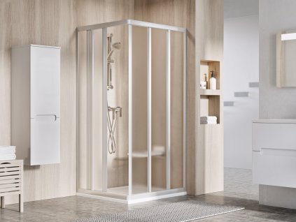 Ravak Sprchový kout ASRV3 80 198, satin+grape