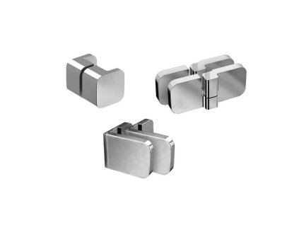 Ravak Sprchový kout B SET BSD2 80/90 P, chrom