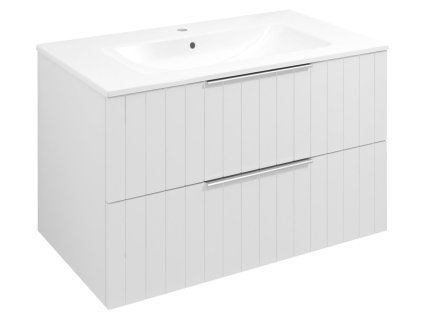 221702 cirasa umyvadlova skrinka 79 8x52x46cm bila mat strip