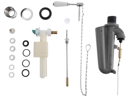 THE NEW YORKER splachovací mechanismus s řetízkem, chrom