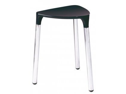 YANNIS koupelnová stolička 37x43,5x32,3cm, černá