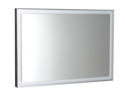 LUMINAR zrcadlo s LED osvětlením v rámu 900x500mm, chrom