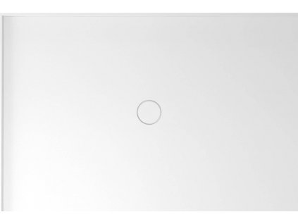 MIRAI sprchová vanička z litého mramoru, obdélník 120x80x1,8cm, levá, bílá