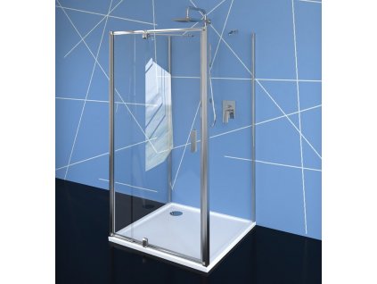 EASY LINE třístěnný sprchový kout 900-1000x800mm, pivot dveře, L/P varianta, čiré sklo