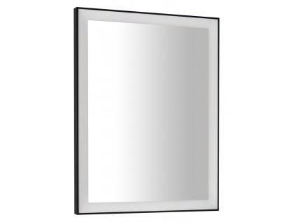 GANO zrcadlo s LED osvětlením 60x80cm, černá