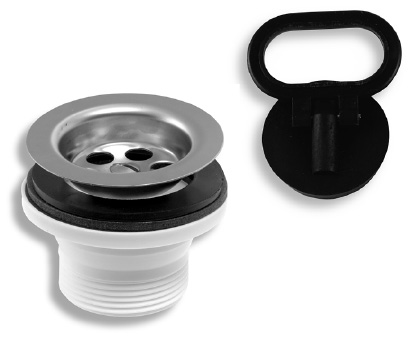 Novaservis Dřezový uzávěr 6/4" plast 449-P