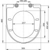 Alcadrain A67 WC sedátko se zpomalením SOFTCLOSE