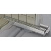 Alcadrain APZ104-650 Liniový podlahový žlab FLEXIBLE LOW pod libovolný obklad