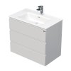 Intedoor LE 80 3Z A0016 Skříňka spodní 81 cm s keramickým umyvadlem, 3 zásuvky