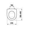 Jika H8903840000631 WC sedátko duroplastové antibakteriální, kovové úchyty
