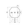 montazni set unix chrom mat