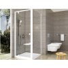 Ravak Sprchový kout PPS 90, bílá+transparent