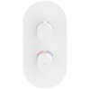 Ravak ES 067.10WV.O3.RB07C Termostatická podomítková baterie 3-cestná bez tělesa, White Velvet