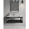 PURA konstrukce pod umyvadlo 102x46cm, černá mat
