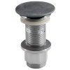 Umyvadlová výpust 5/4“, click-clack, betonová zátka, 10-80mm, stříbrná