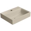NUBES keramické umývátko 40x32cm, broušená spodní hrana, creta mat