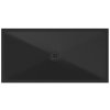 Keramická sprchová vanička, obdélník 140x70x2cm, černá mat