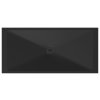 Keramická sprchová vanička, obdélník 170x80x2cm, černá mat