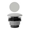 GSI umyvadlová výpust 5/4“, neuzavíratelná, keramická zátka, 5-65mm, cenere mat