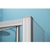 EASY čtvercový sprchový kout 1000x1000mm, skládací dveře, L/P varianta, čiré sklo