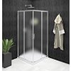 SIGMA SIMPLY čtvercový sprchový kout 800x800 mm, rohový vstup, sklo Brick