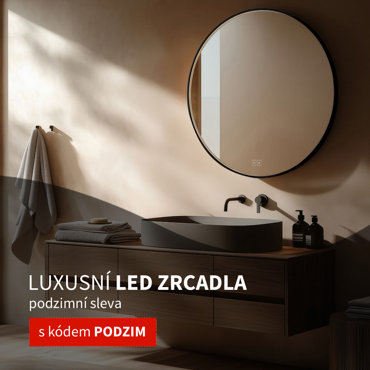Luxusní LED zrcadla
