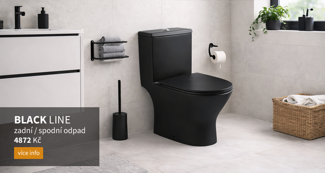 wc kombi BLACK LINE