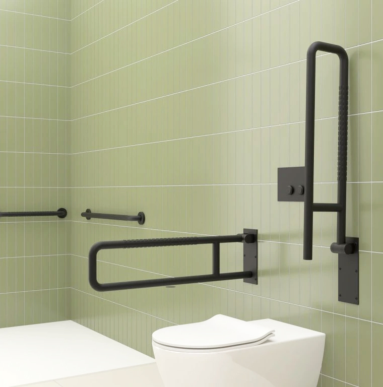 Černá bezpečnostní madla Nimco