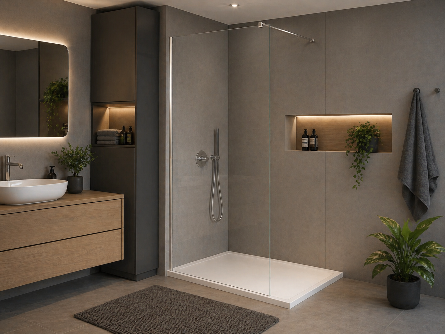 Sprchová zástěna Bruckner SPITZA