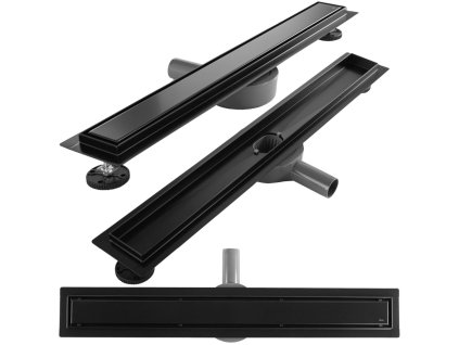 REA - Lineární sprchový žlab Neox pro černá 70 REA-G7802