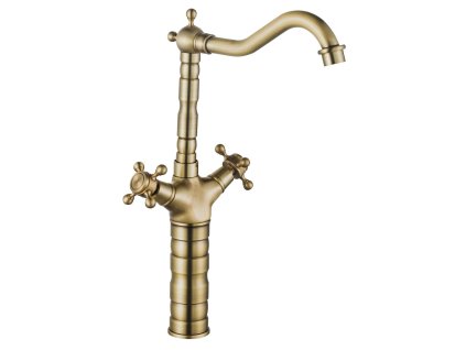 REA - Kuchyňská Umyvadlová baterie Rustico antique gold REA-B5521