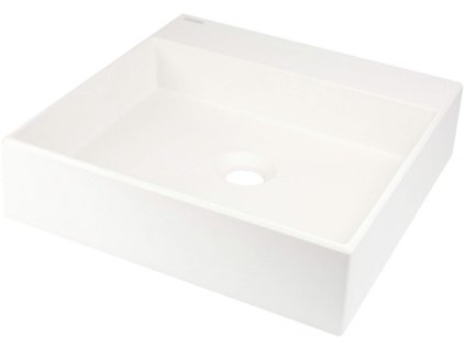 DEANTE - Correo alabaster Granit umyvadlo na desku - 400x400 mm CQR_AU4S