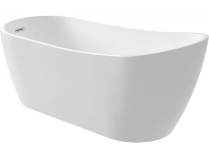 DEANTE - Arnika bílá Akrylátová vana, volně stojící,  oval -150 cm KDA_015W