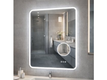 LED zrcadlo MATTEO na výšku