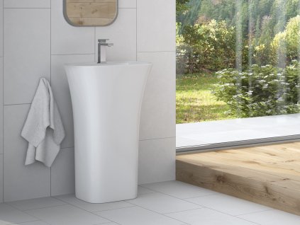 volne stojici umyvadlo assos s line blackwhite