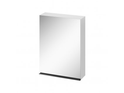 CERSANIT - Zrcadlová skříňka VIRGO 60 bílá s černými úchyty S522-014