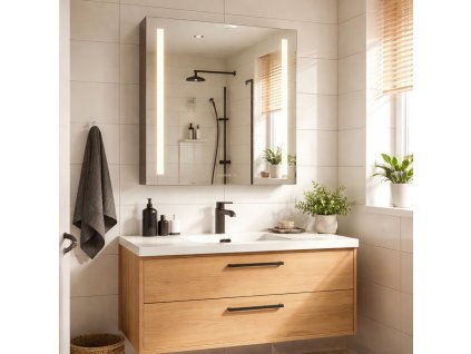 zrcadlova galelerka ELISA 70x60cm