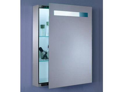 Koupelnová skříňka se zrcadlem a osvětlením 450x700x115mm