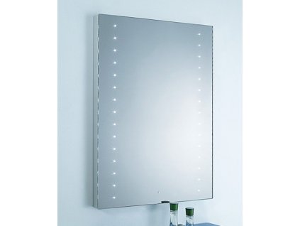 Koupelnové obdélníkové zrcadlo s osvětlením 600x800x45 mm