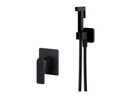 OMNIRES - BARETTI podomítková bidetová baterie černá mat /BLM/ SYSBABI1XBL