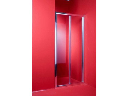 Sprchové dveře Malorca, zalamovací, čiré sklo / chrom, rozměr 80cm