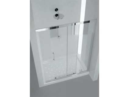 Inka posuvné sprchové dveře do niky 122-130cm, matné sklo