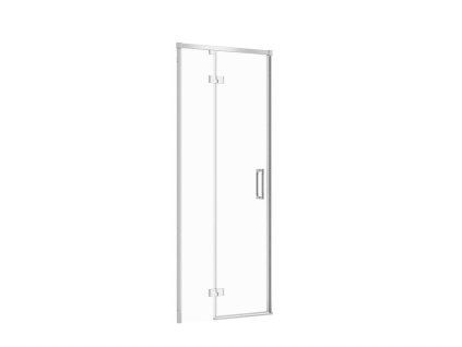 CERSANIT - Sprchové dveře LARGA chrom 80X195, levé, čiré sklo S932-119