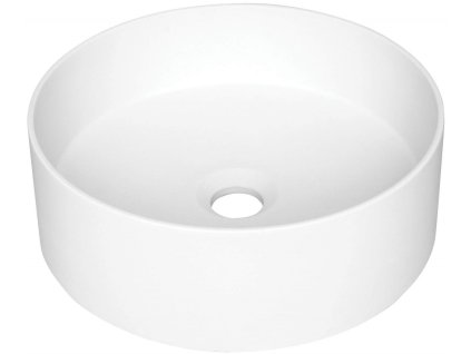 DEANTE - Silia alabaster - Granitové umyvadlo, na desku CQS_AU4S