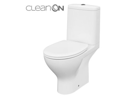 CERSANIT - WC KOMBI MODUO 43 cm 673 011 3/5 CLEAN ON, SEDÁTKO DUROPLAST-SOFT CLOSE K116-035
