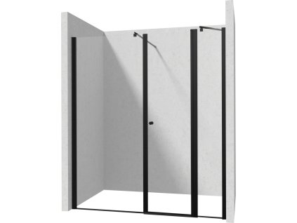 DEANTE/S - pevná stěna 100, výklopné dveře 80 KTSUN42P+KTS_N30P+KTS_N11X KERRIA/0210