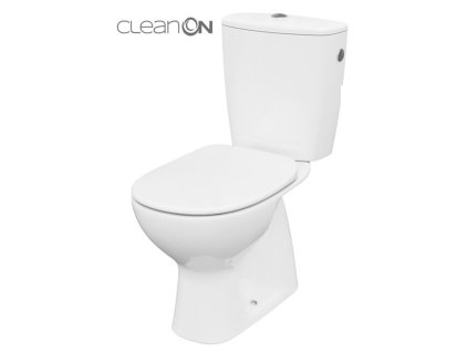 CERSANIT - WC KOMBI 682 ARTECO CO 020 3/5, SEDÁTKO ARTECO POLYPROPYLEN, SOFTCLOSE NEW K667-077